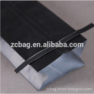 Coffee self seal tin tie black glue adhesive glued tin tie for coffee bag applicator tin tie twist tin tie